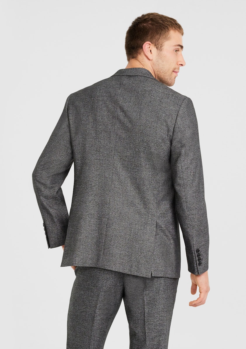 Charcoal Wynn Textured Blazer & Pant
