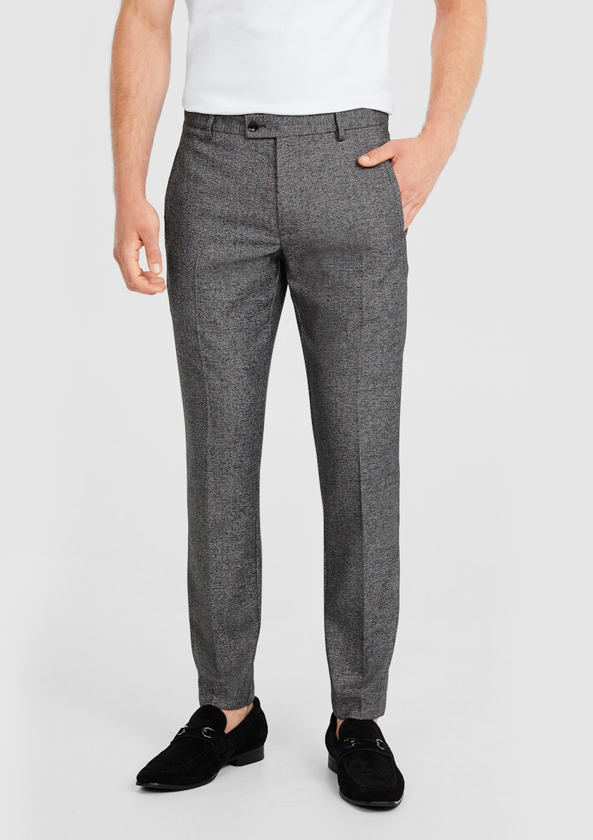 Charcoal Wynn Textured Blazer & Pant