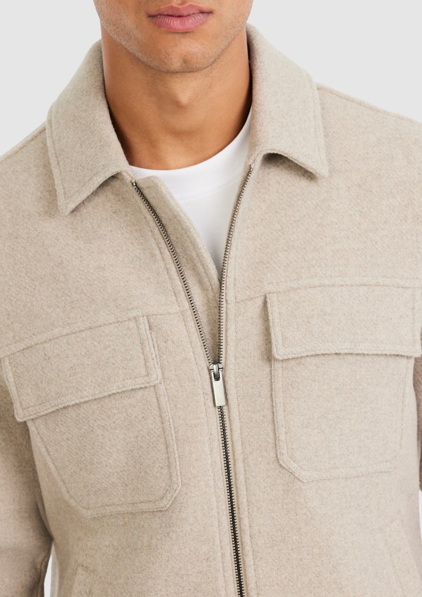 Linden Wool Zip Jacket