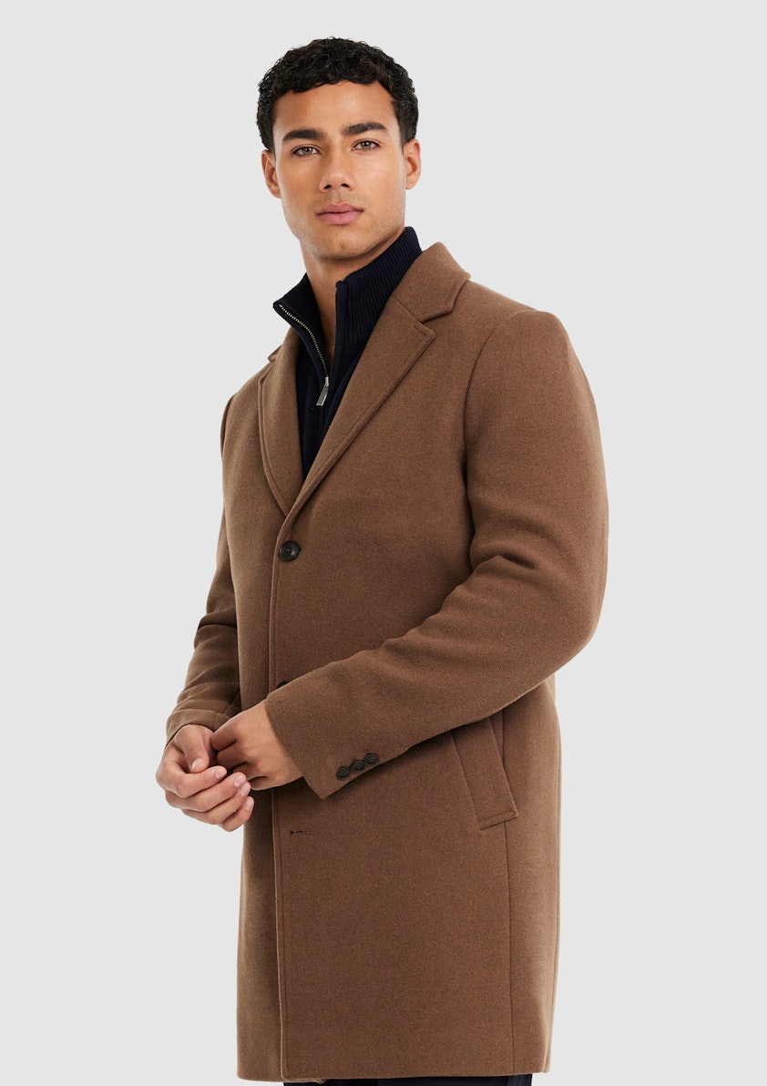 Camel Sussex Wool Coat