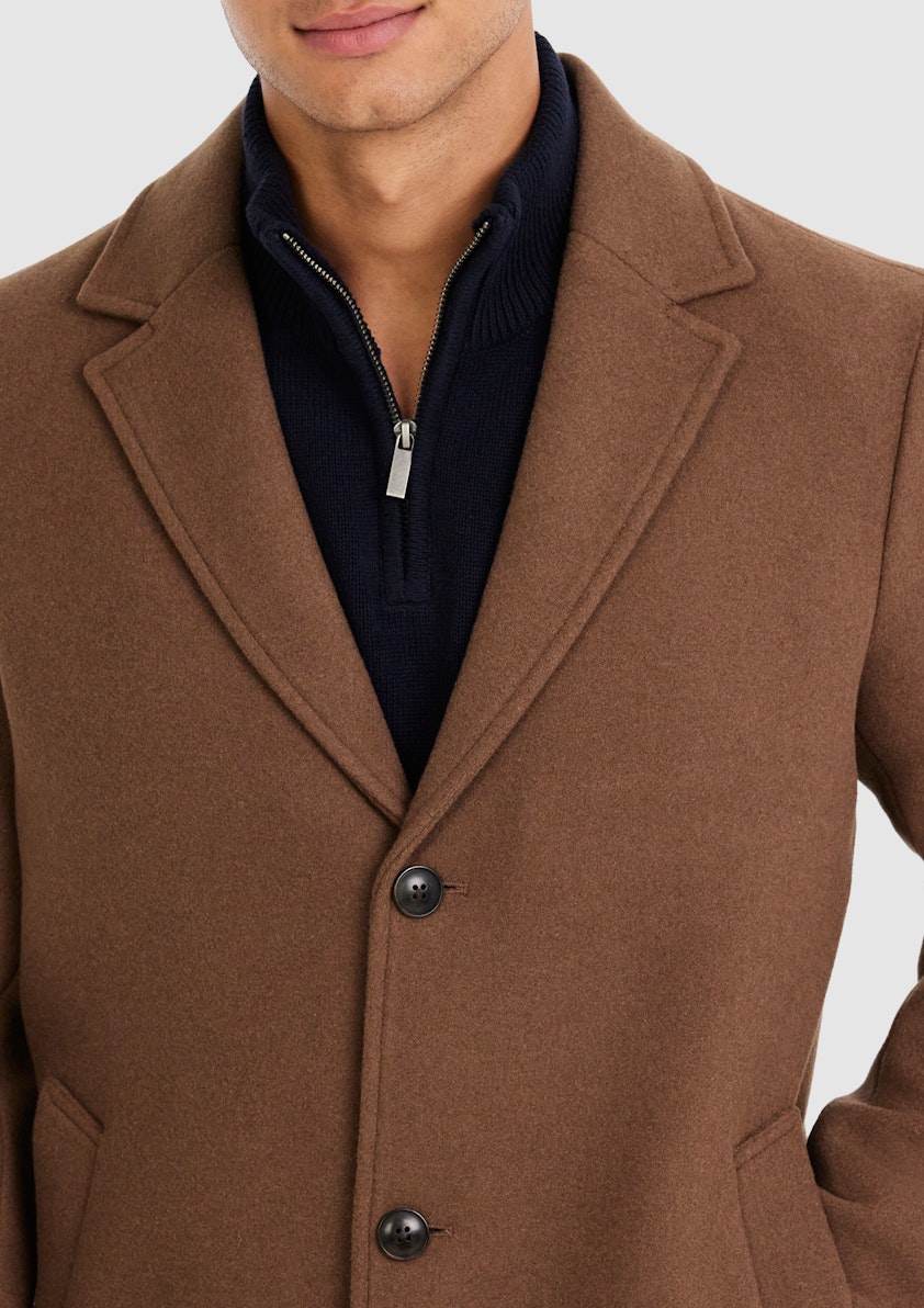 Camel Sussex Wool Coat