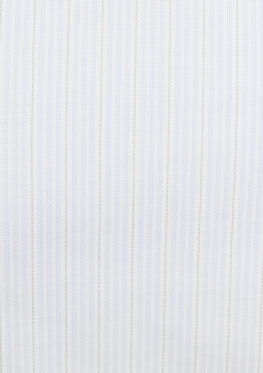White Jetsetter Stripe Dress Shirt