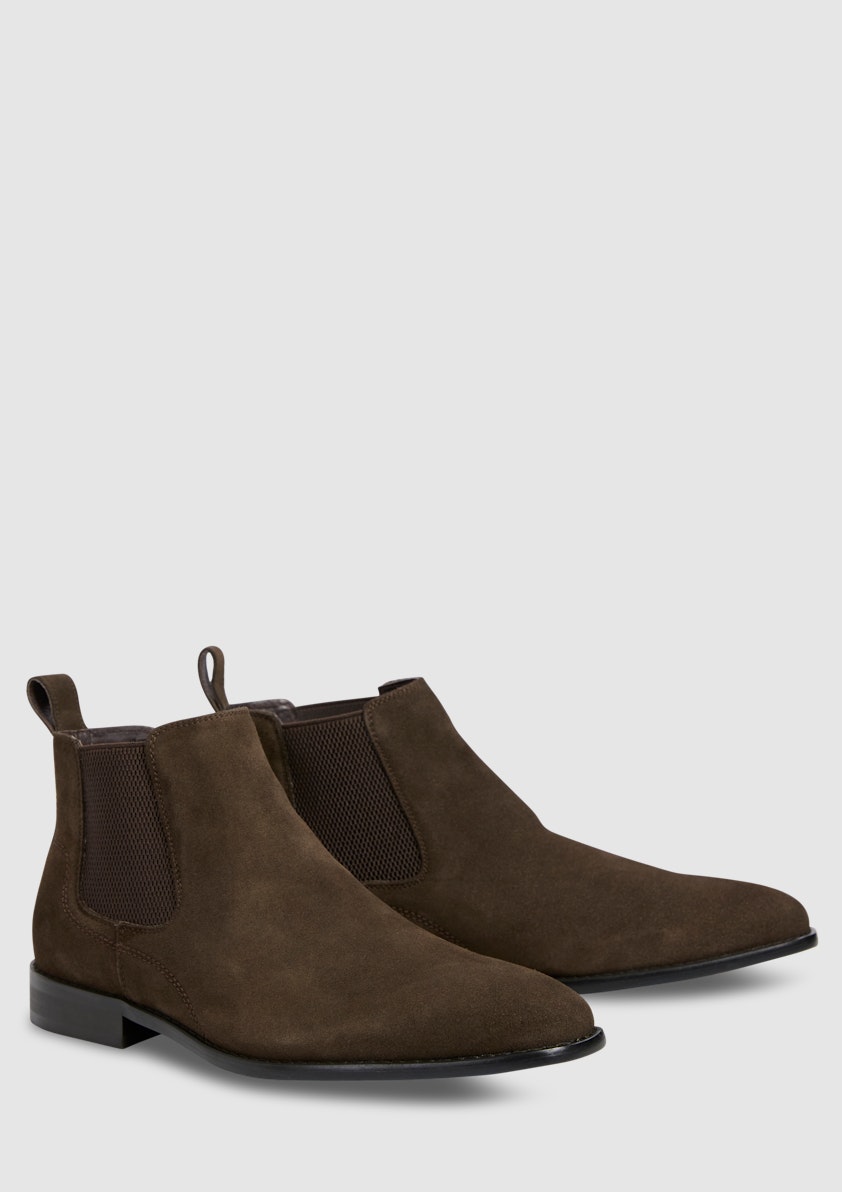 Jets Suede Gusset Boot
