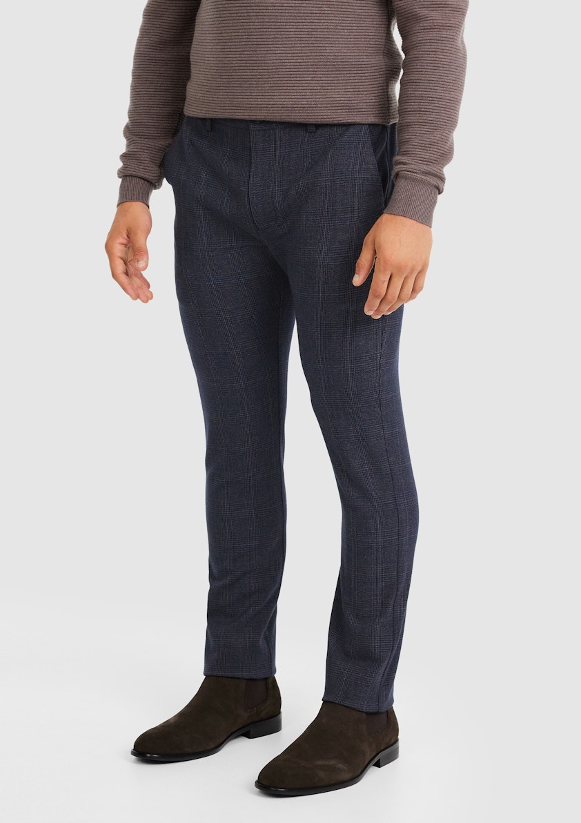 Madison Slim Check Pant