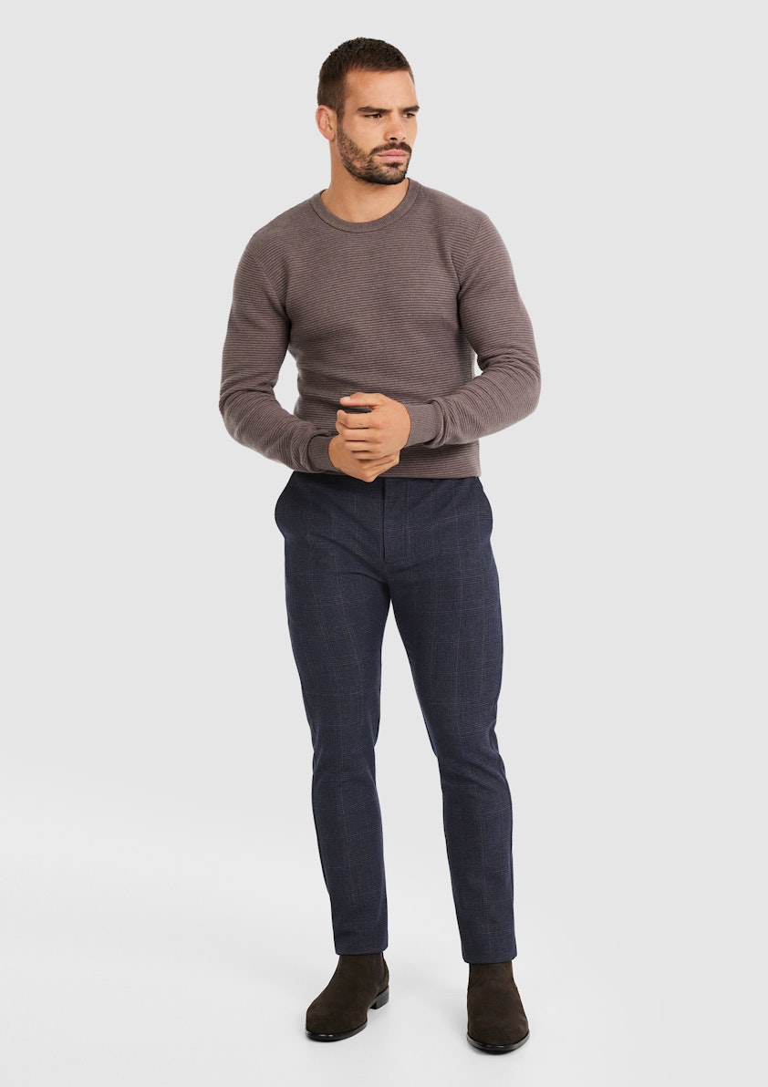 Madison Slim Check Pant