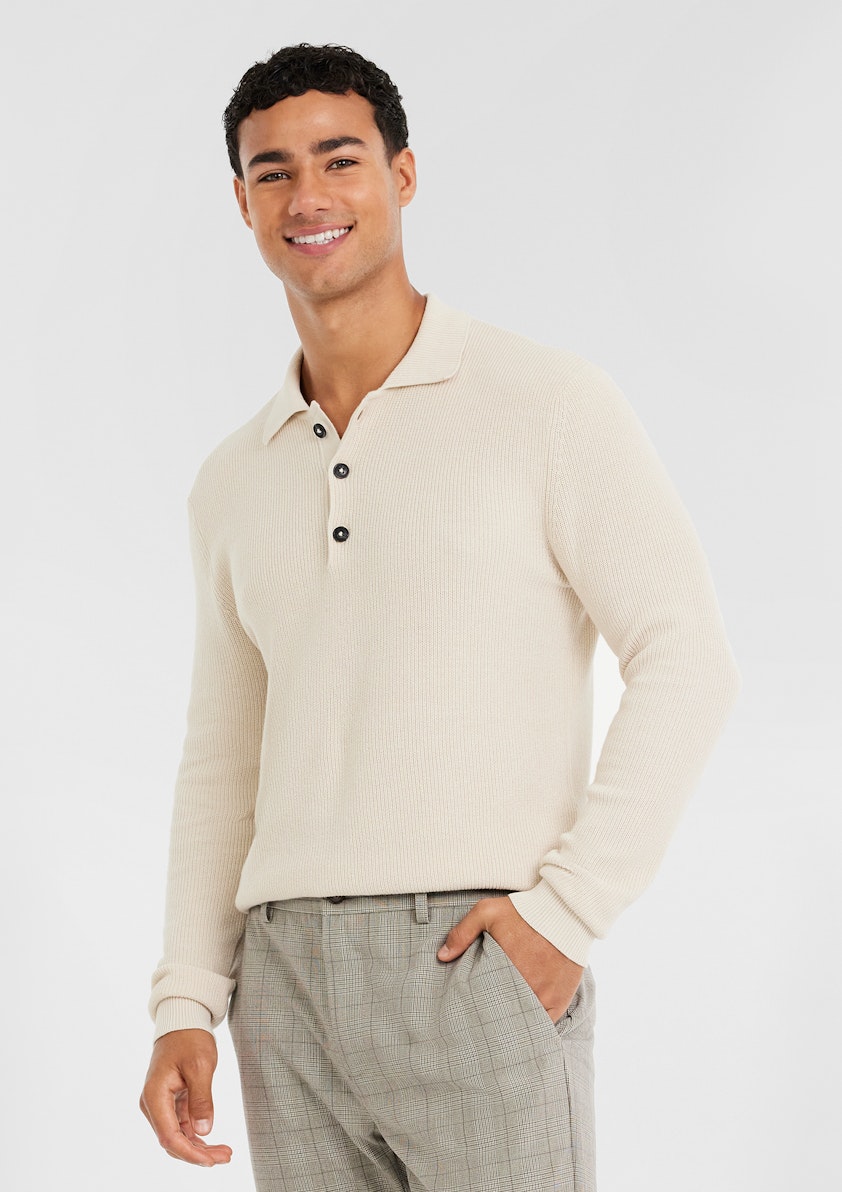 Natural Patterson Textured Knit