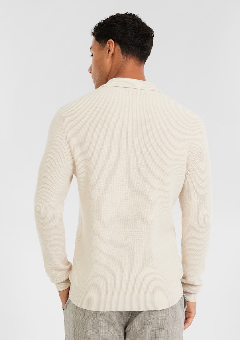 Natural Patterson Textured Knit