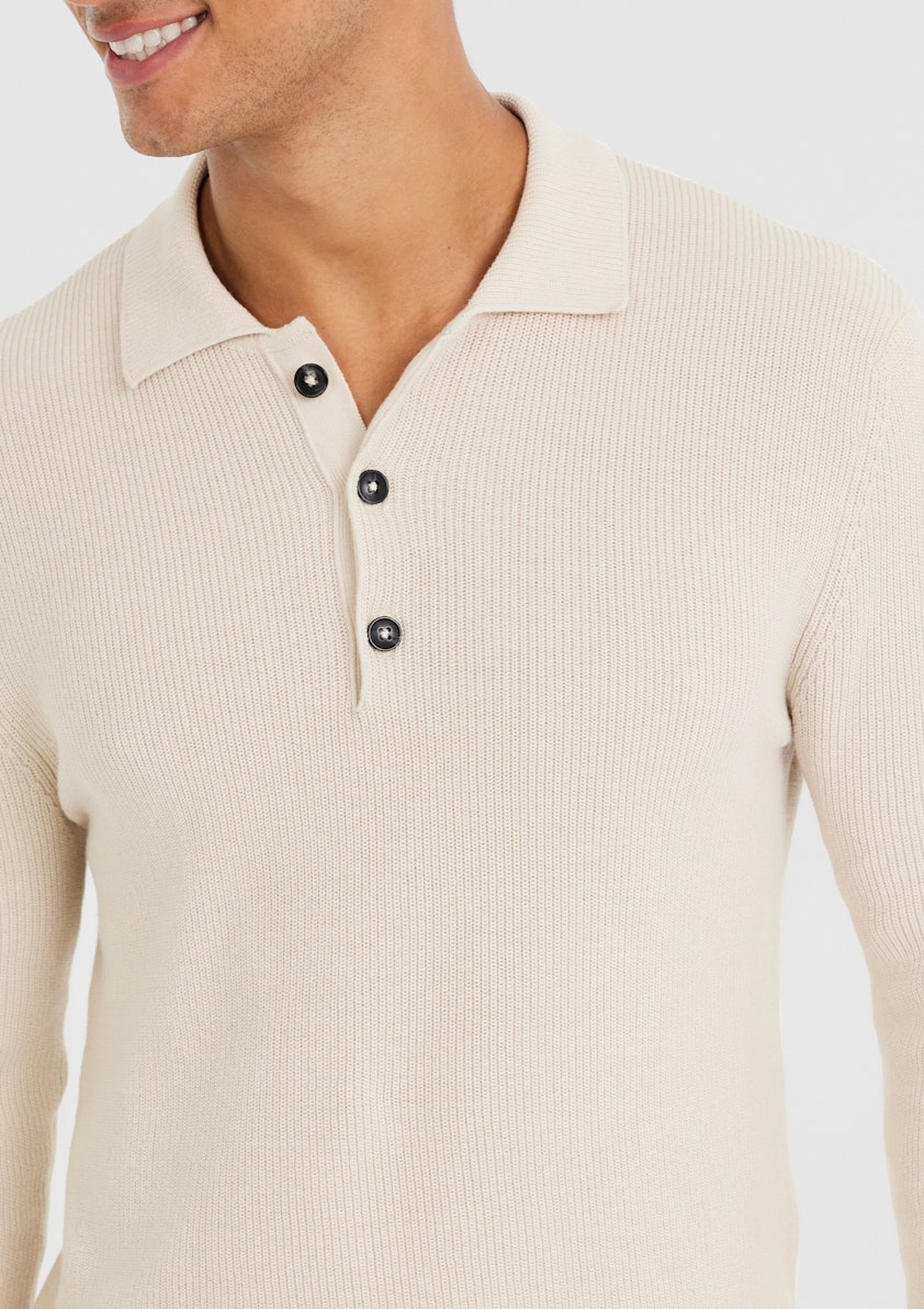 Natural Patterson Textured Knit