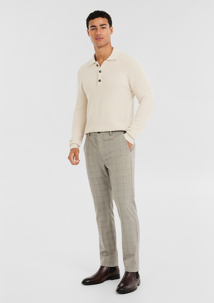 Natural Patterson Textured Knit