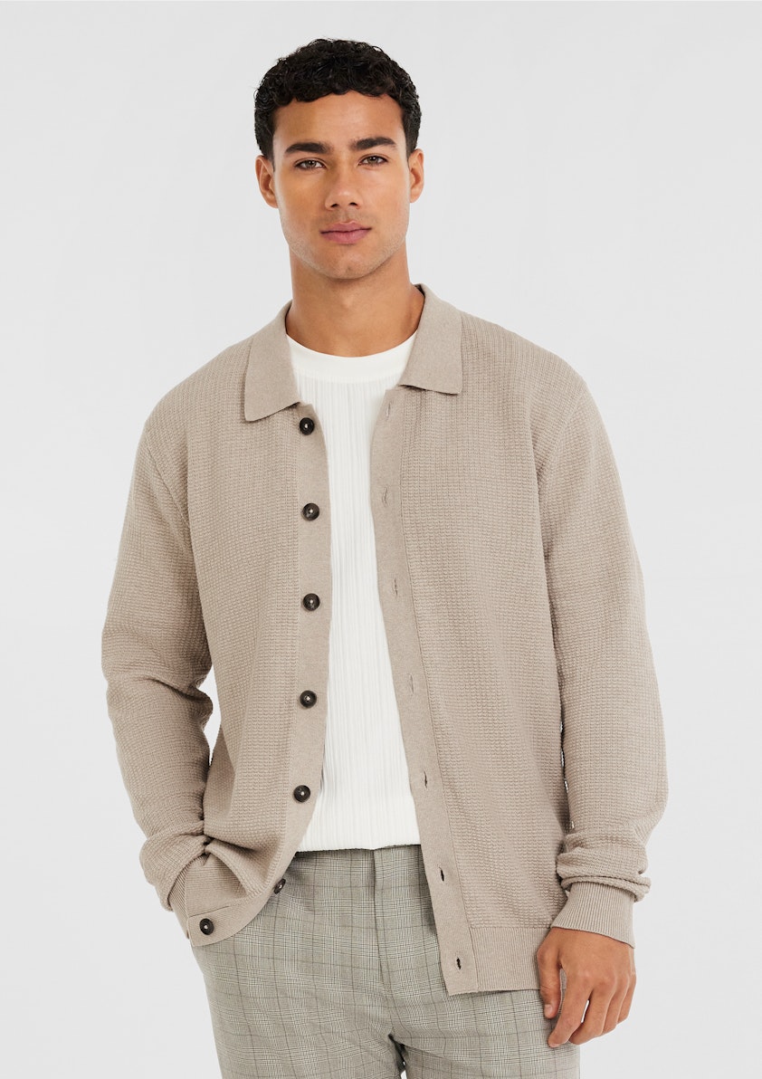 Beau Button Through Knit