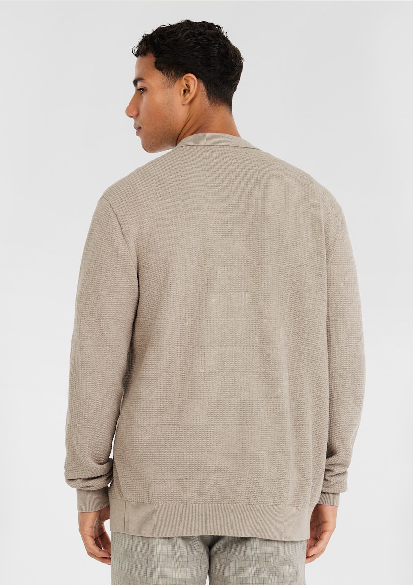 Beau Button Through Knit