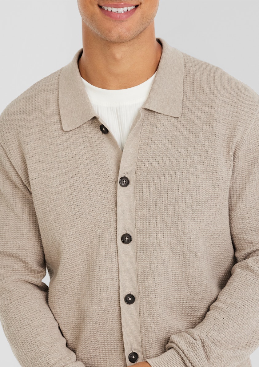 Beau Button Through Knit