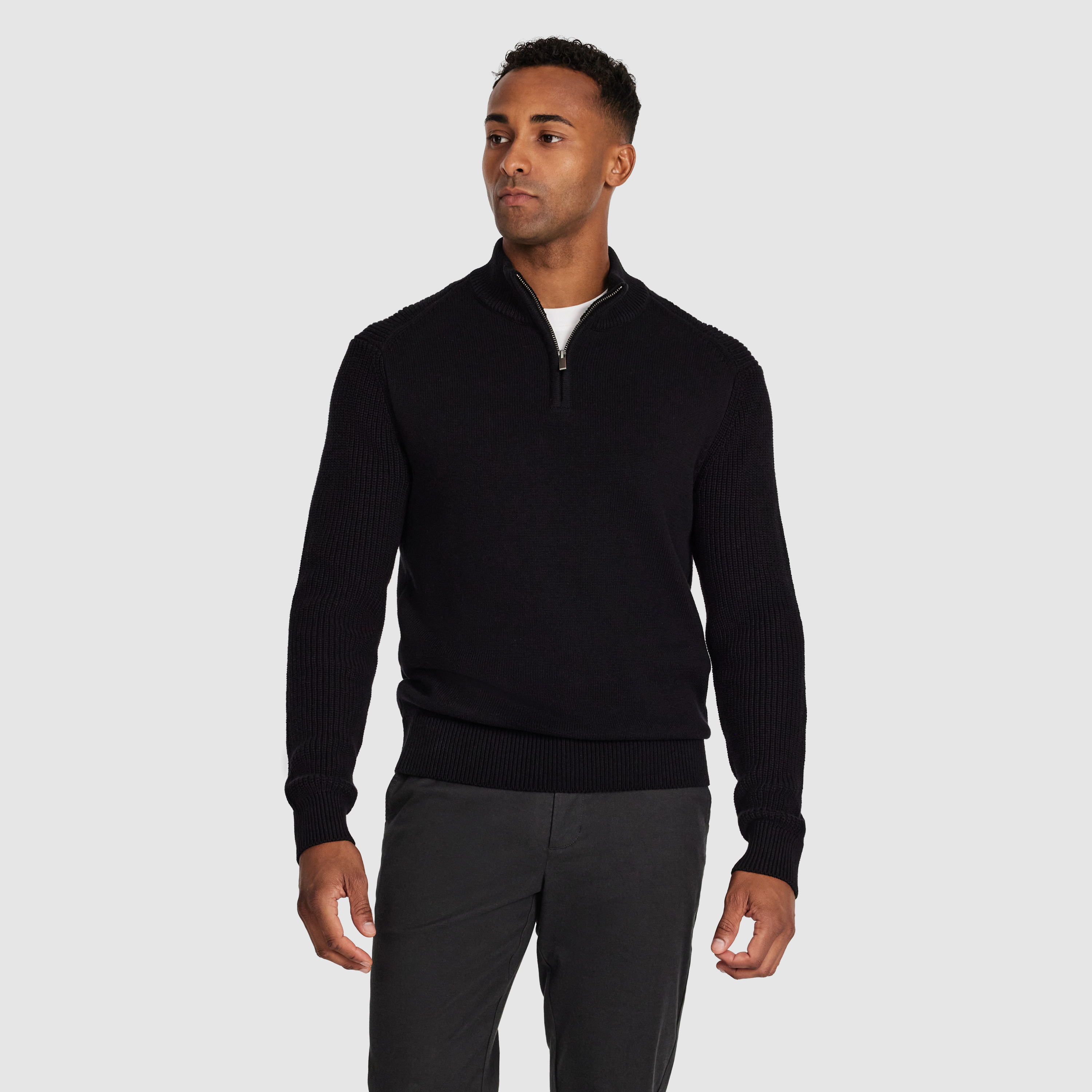 Jaxley Zip Neck Knit