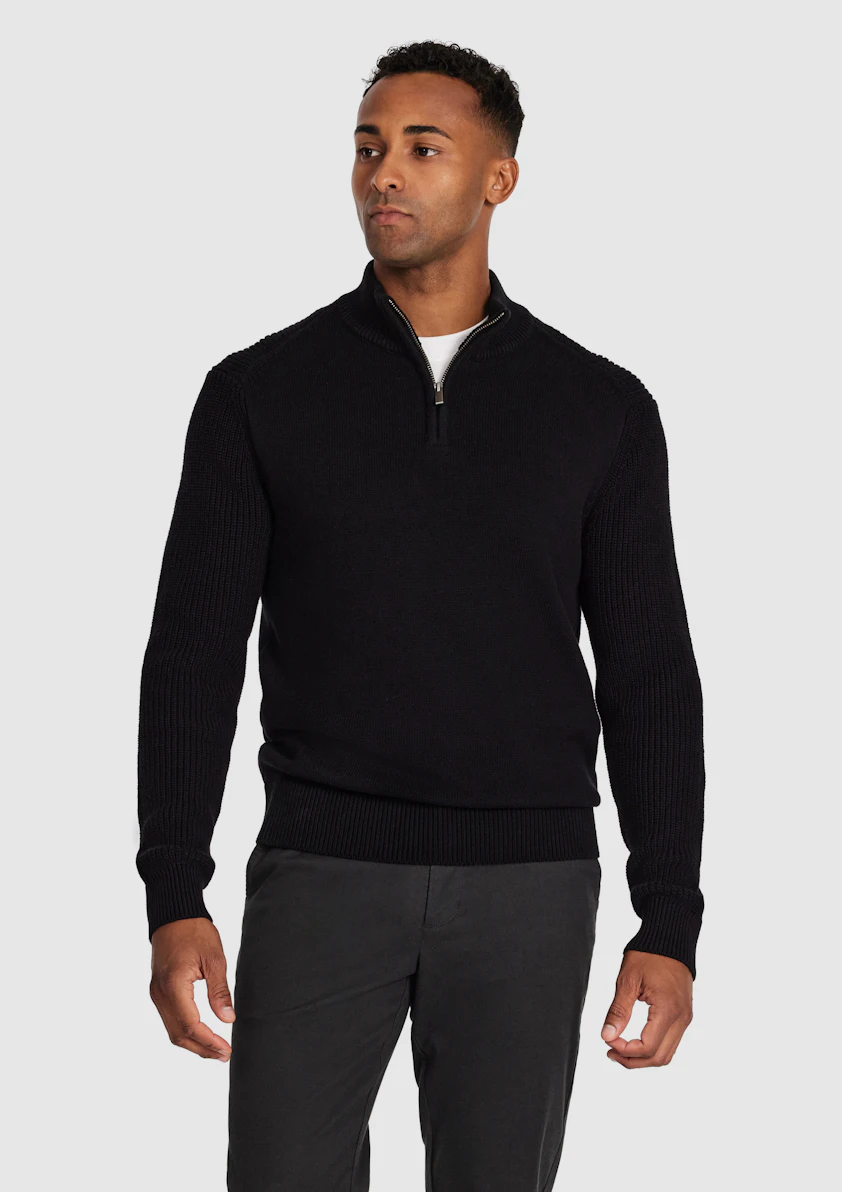 Jaxley Zip Neck Knit