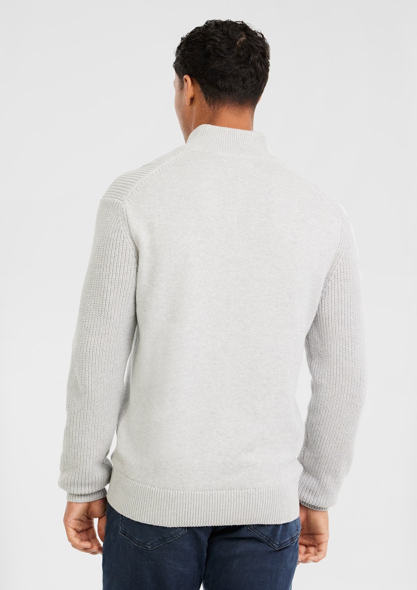 Jaxley Zip Neck Knit