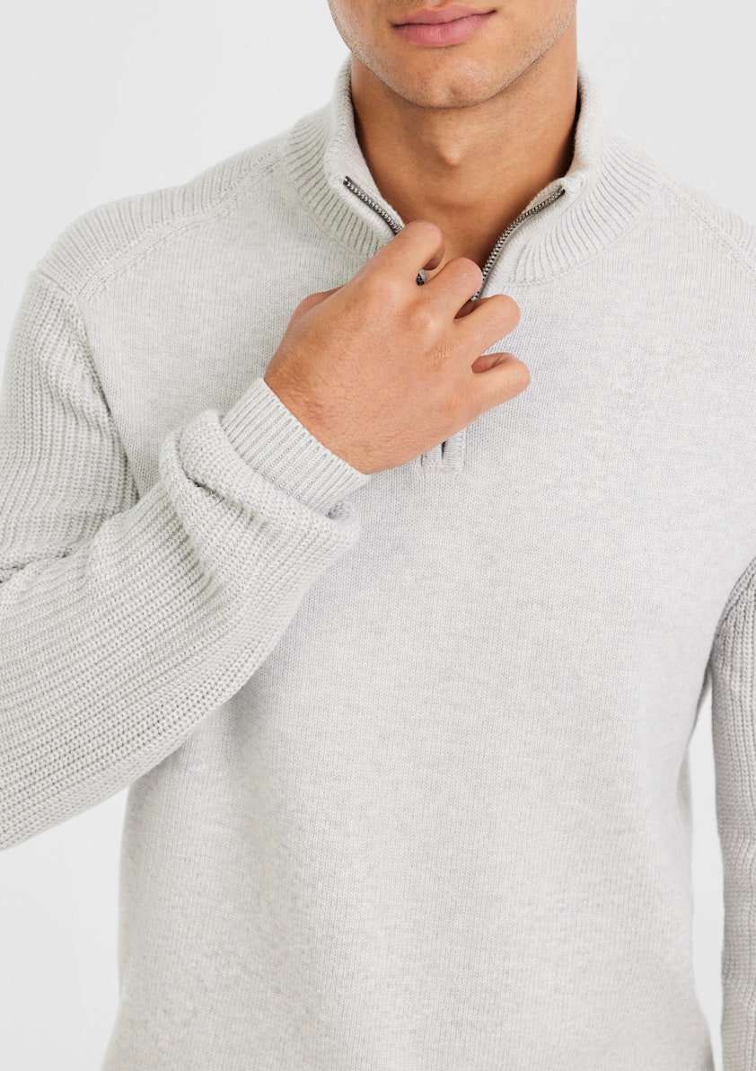 Jaxley Zip Neck Knit