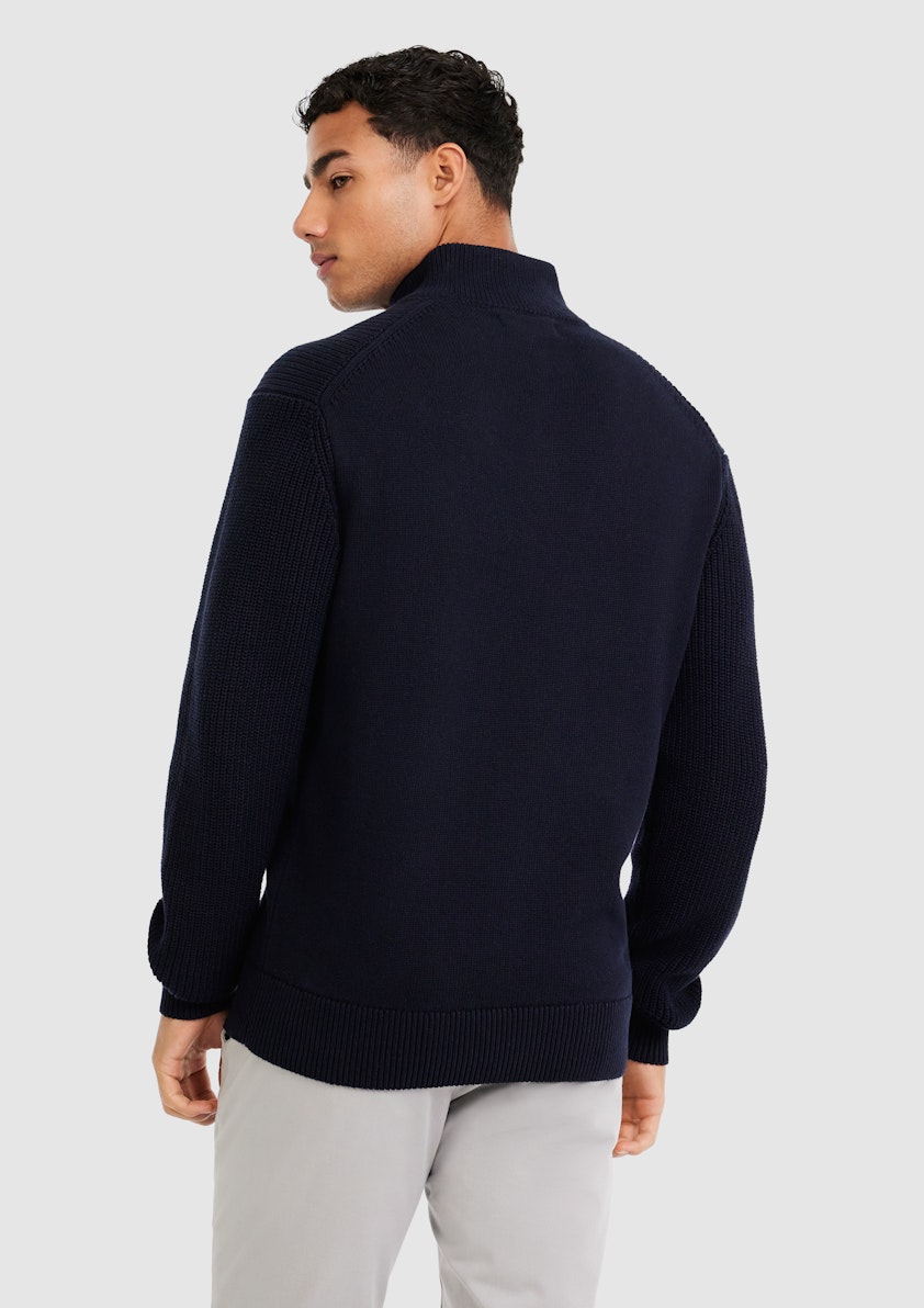 Jaxley Zip Neck Knit
