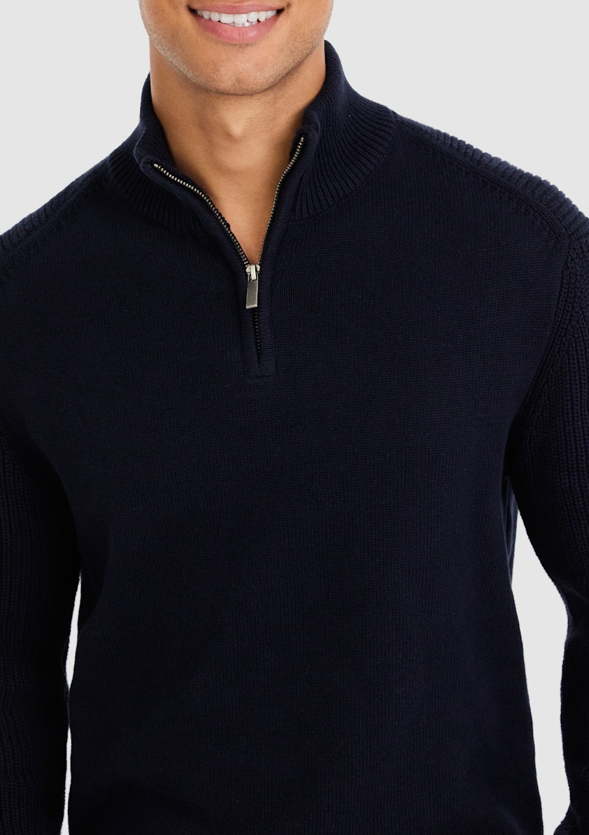 Jaxley Zip Neck Knit