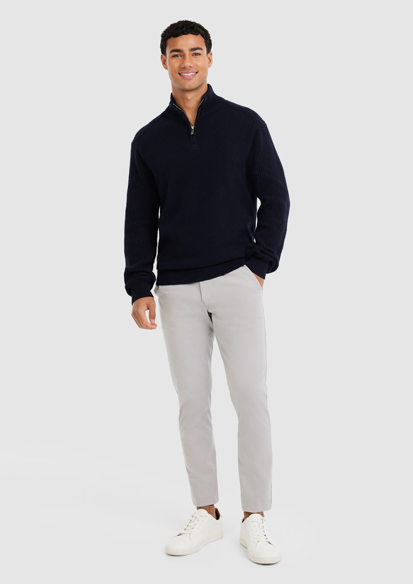 Jaxley Zip Neck Knit