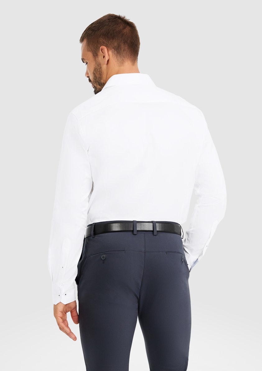 White Infinity Luxe Cotton Shirt