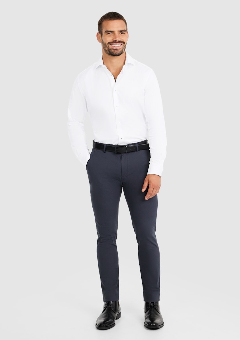 White Infinity Luxe Cotton Shirt
