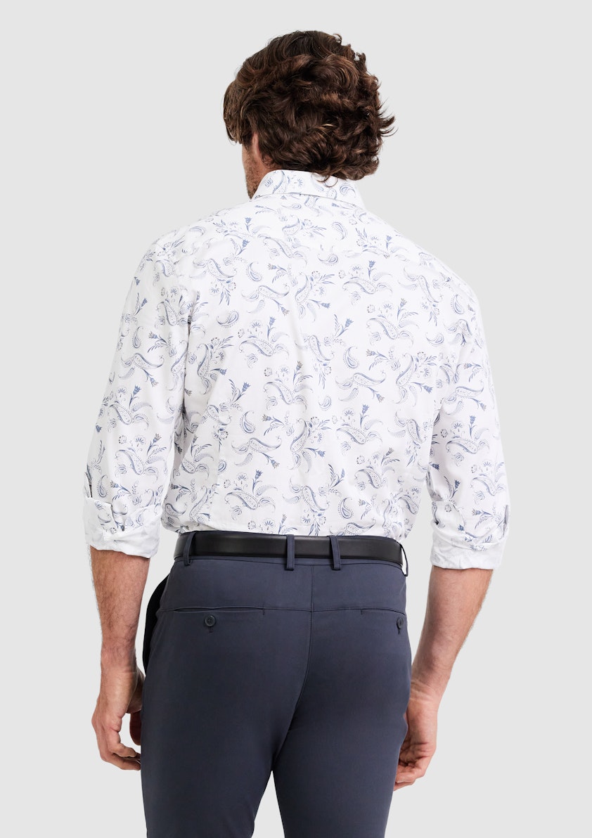 White Denmark Paisley Shirt