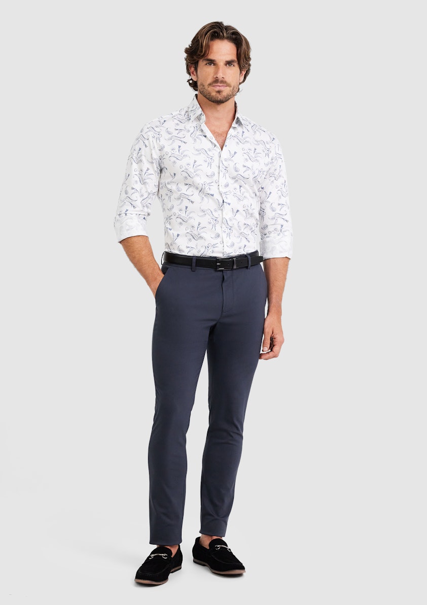 White Denmark Paisley Shirt