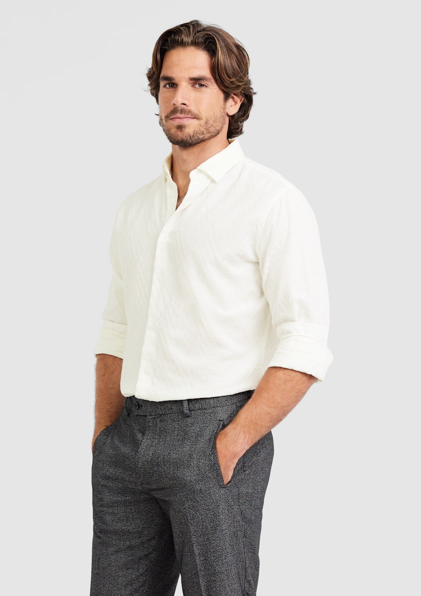 Ivory Thor Textured Shirt