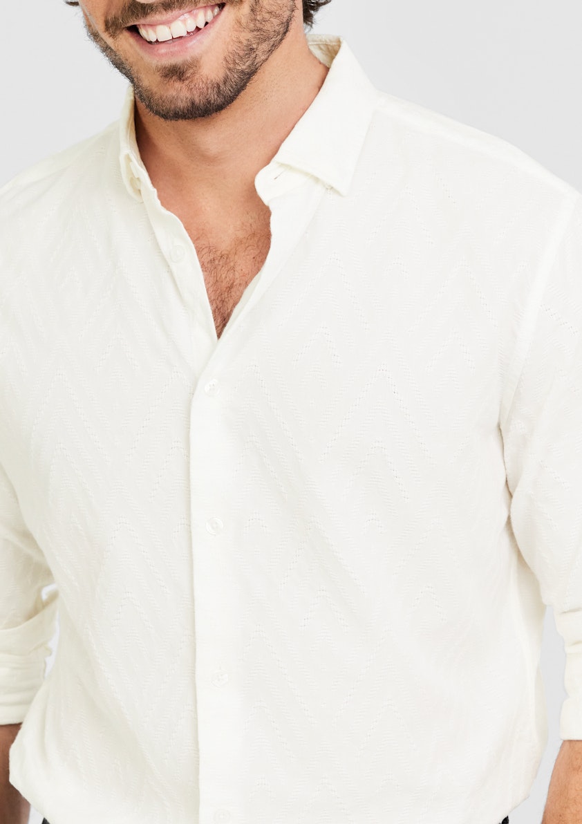 Ivory Thor Textured Shirt