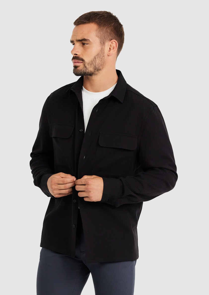 Black Bobby Overshirt