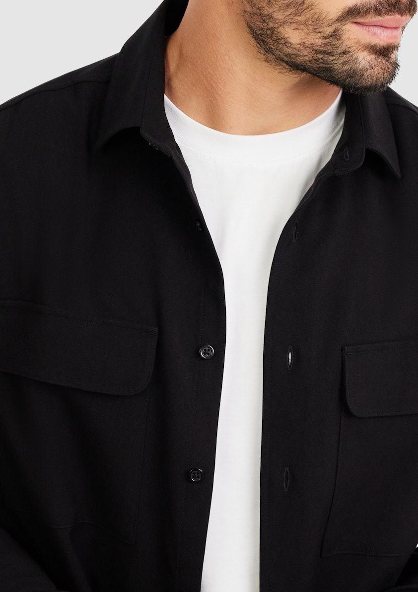 Black Bobby Overshirt