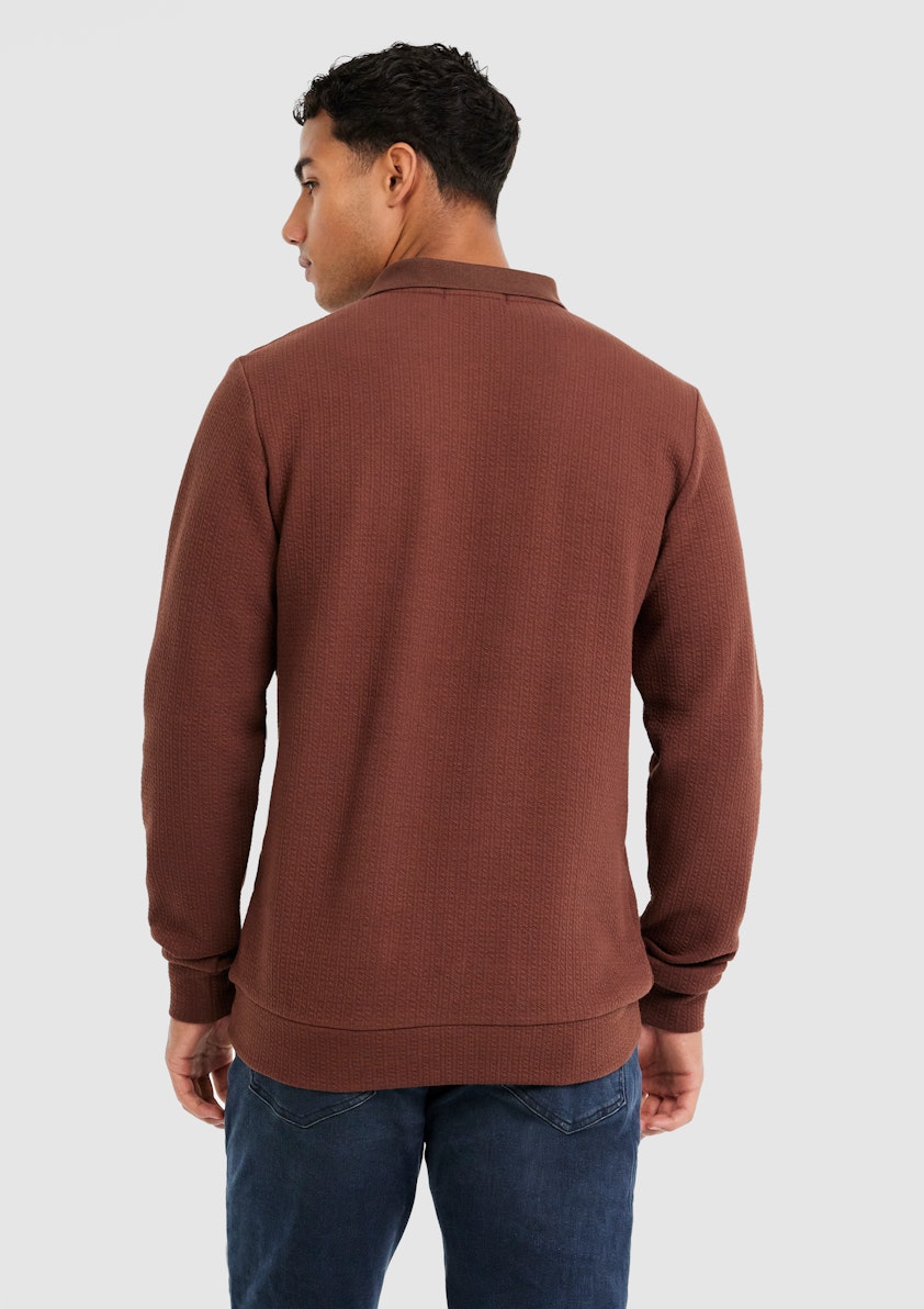 Tobacco Norway Zip Polo