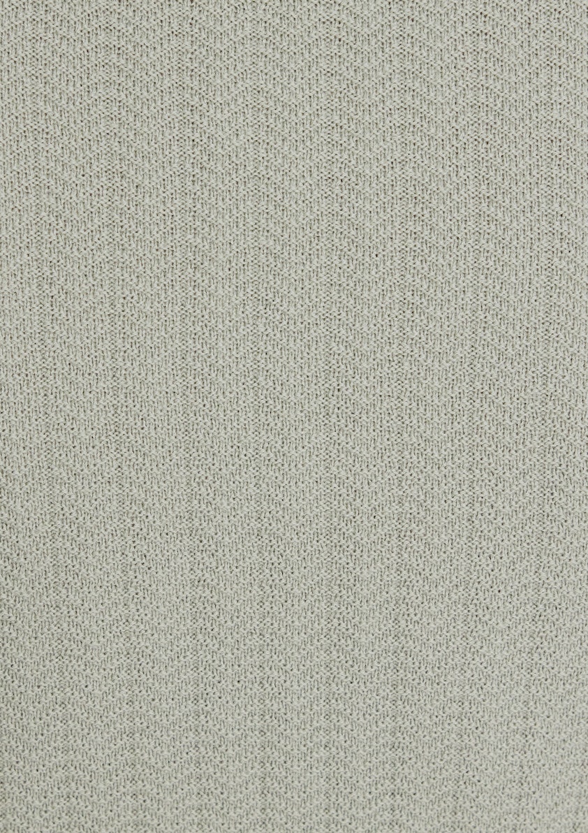 Light Khaki Darius Zip Knit Polo