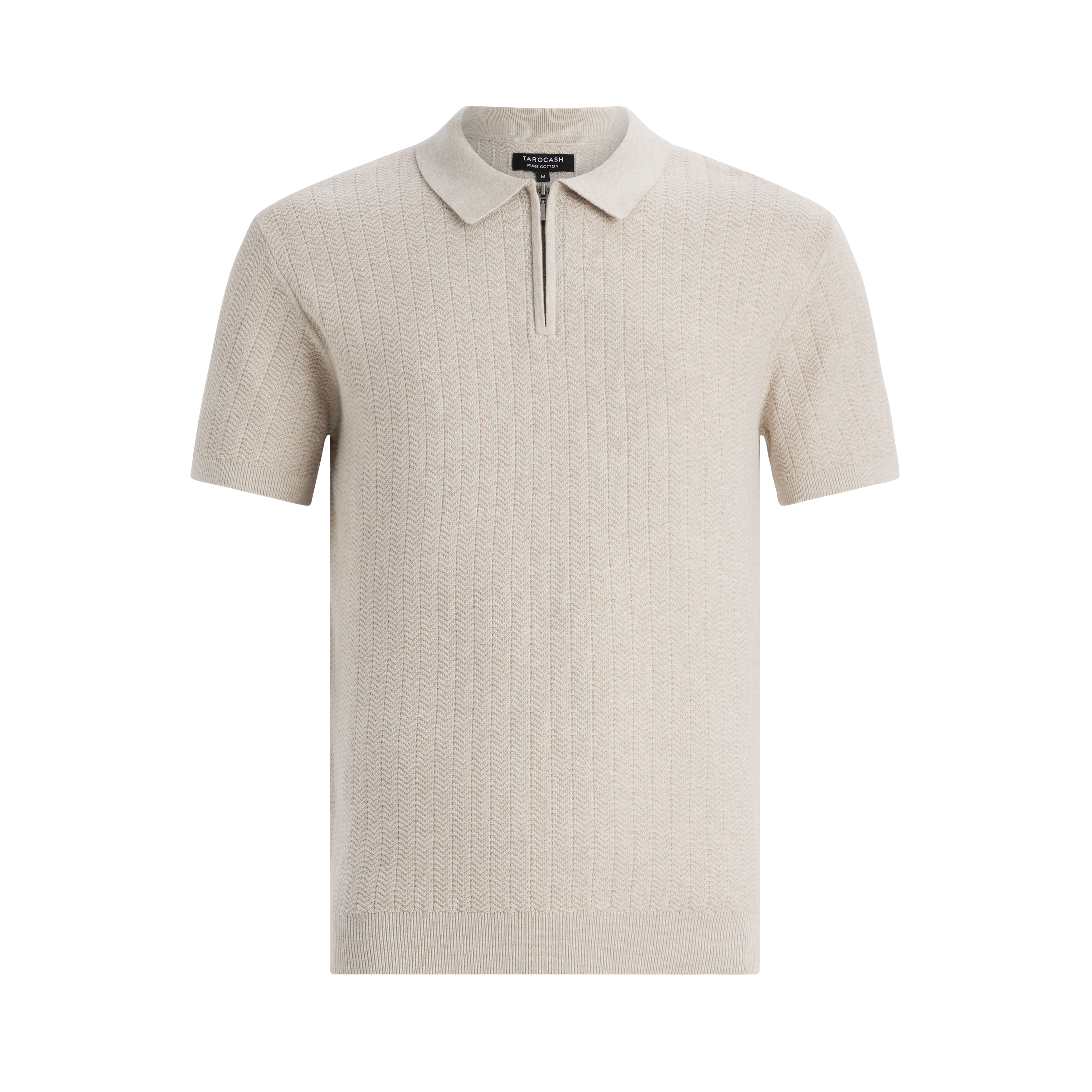 Darius Zip Knit Polo