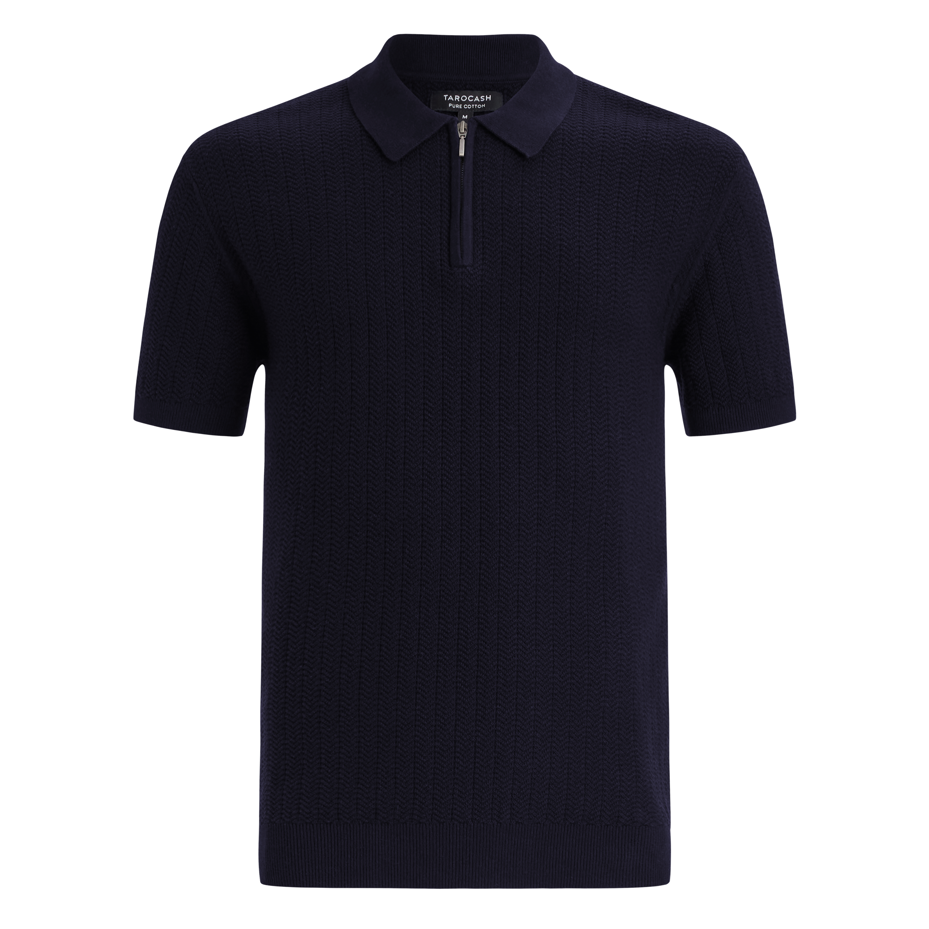 Darius Zip Knit Polo