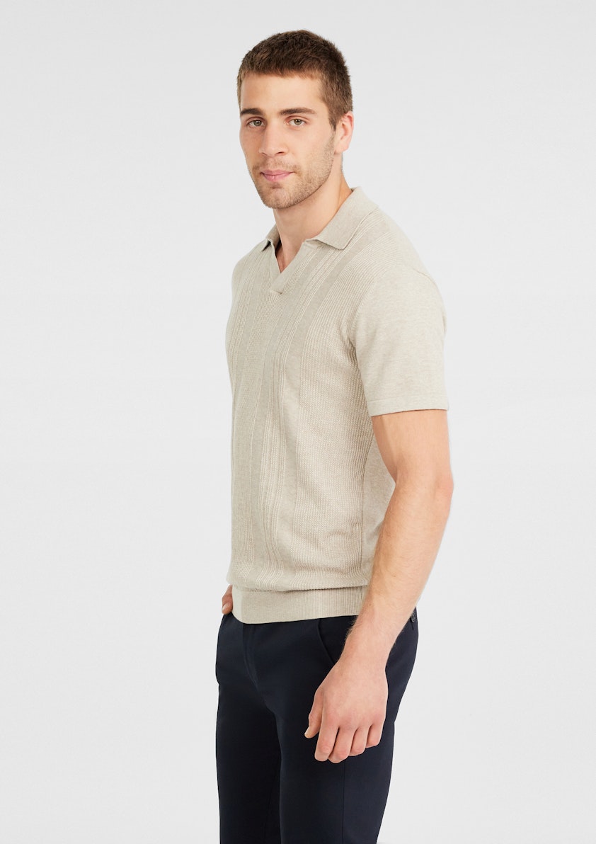 Kody Textured Knit Polo