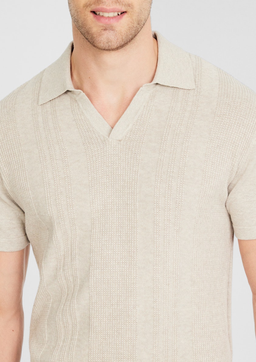 Kody Textured Knit Polo