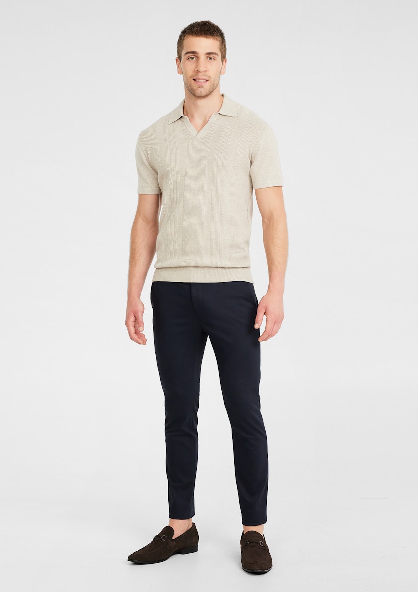 Kody Textured Knit Polo