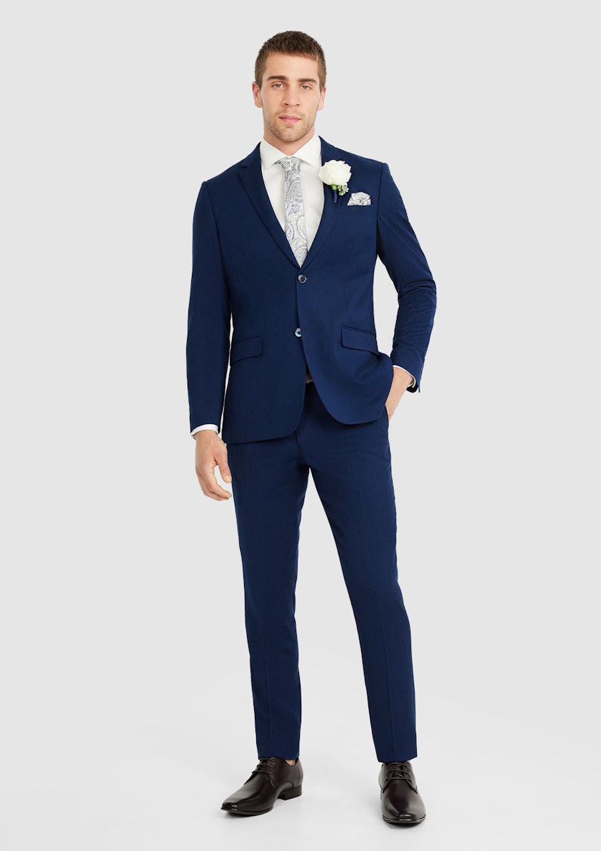 Blue Cortez Slim Suit