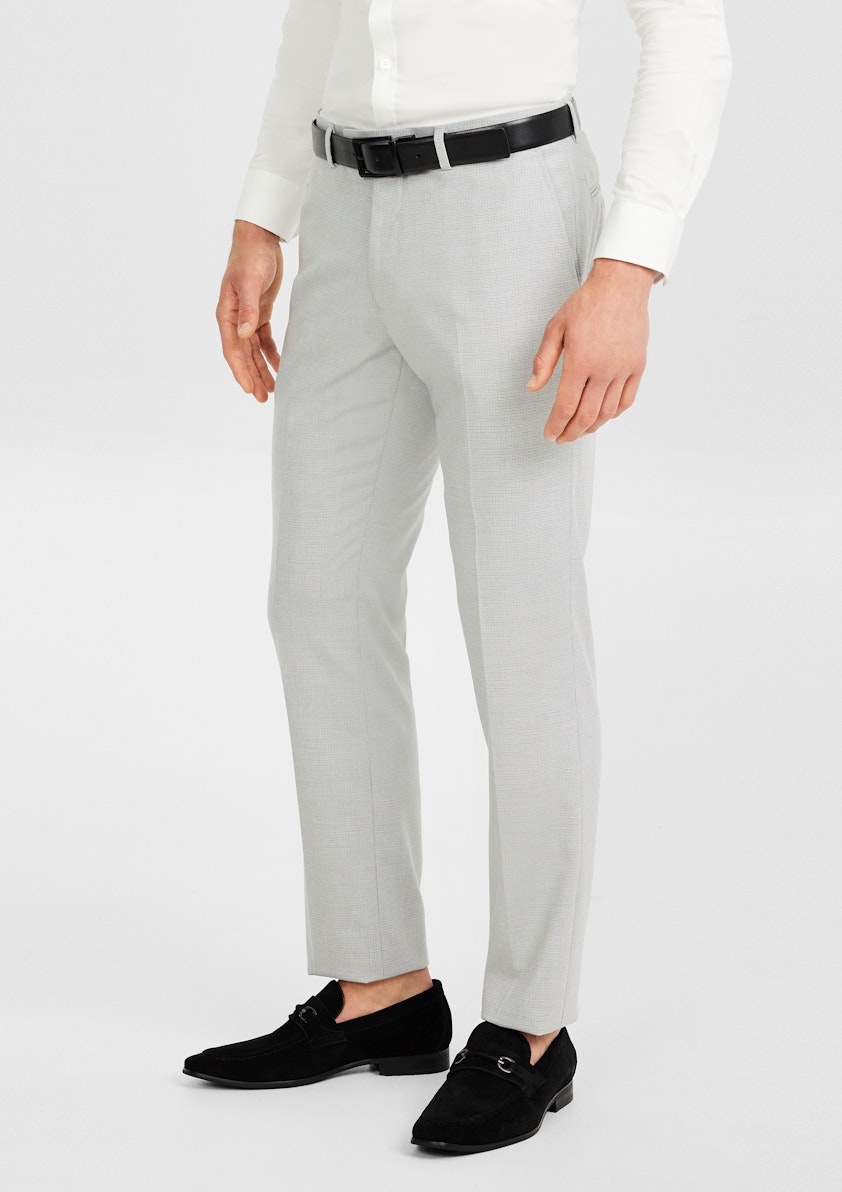 Silver Lawton Check Suit