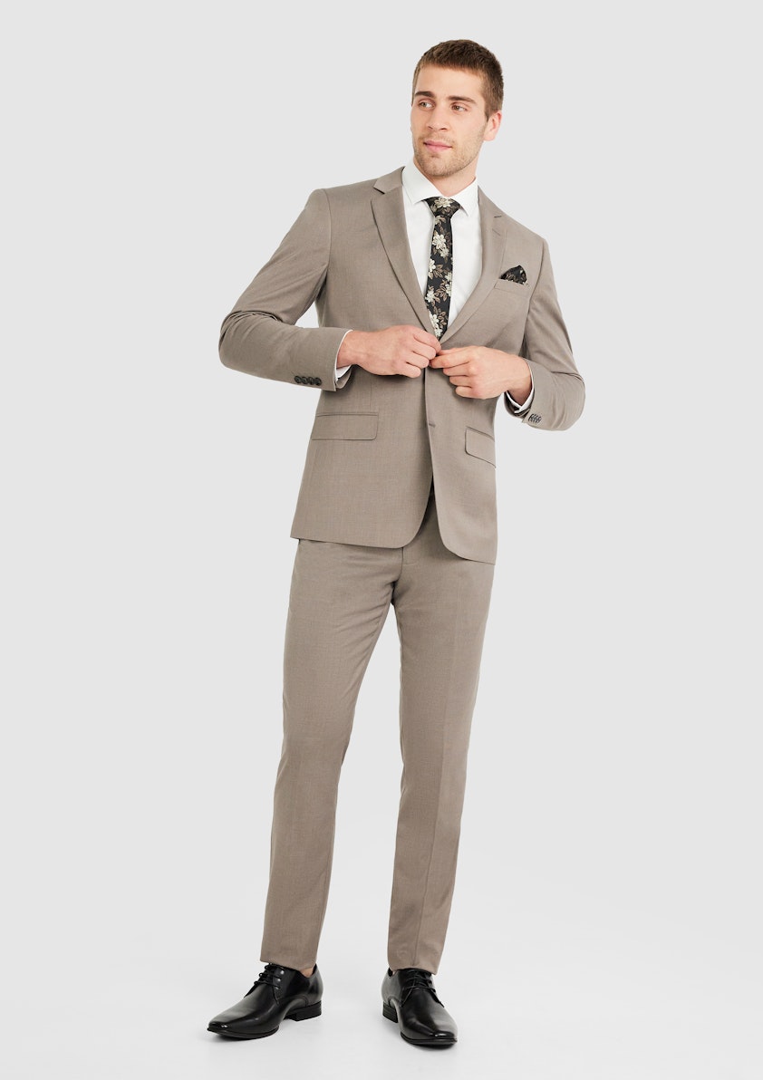 Mocha Beresford Slim Suit