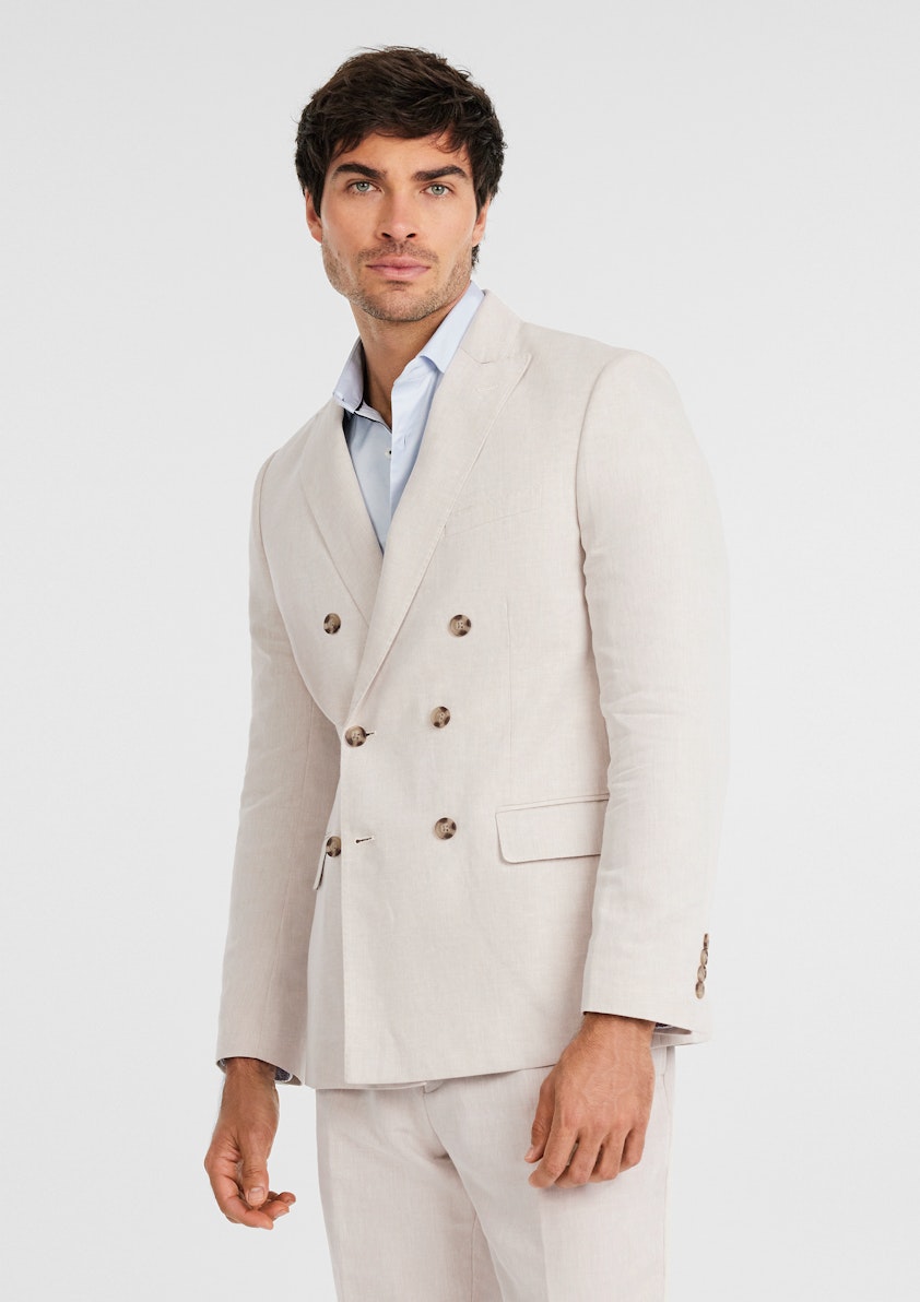 Jae Slim Linen Db Suit Jacket