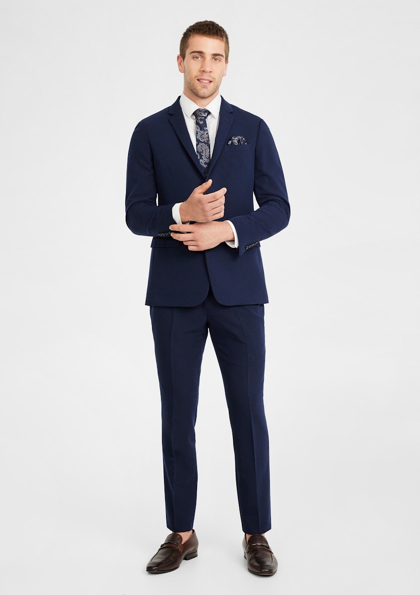 Navy Tech Tailoring Suit