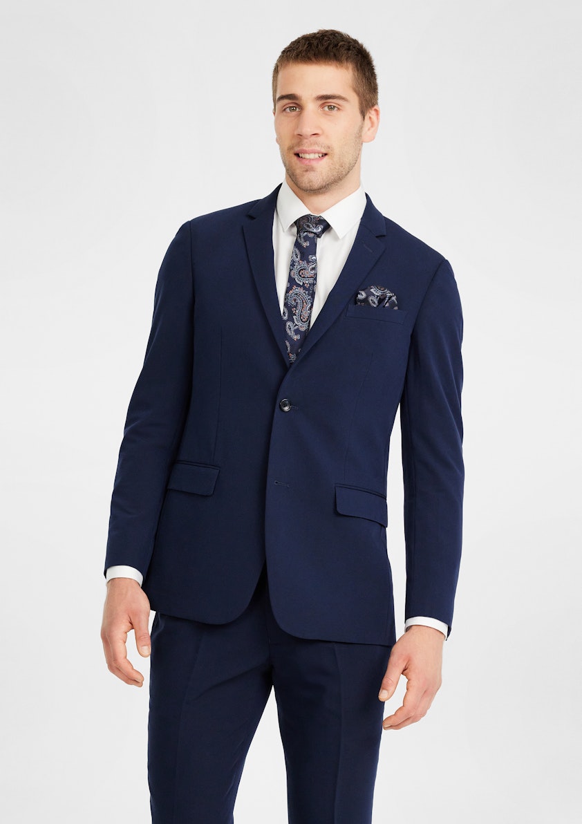 Navy Tech Tailoring Suit