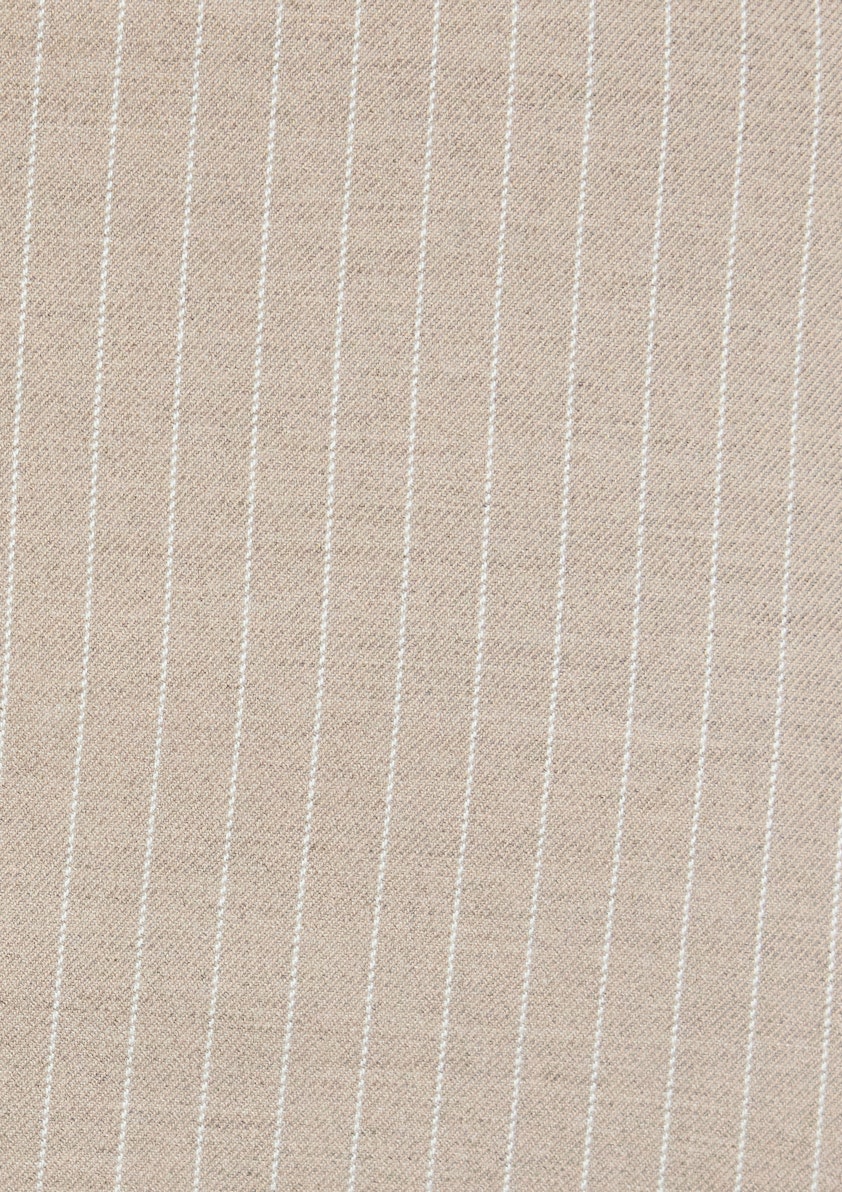Latte Forbes Slim Stripe Suit