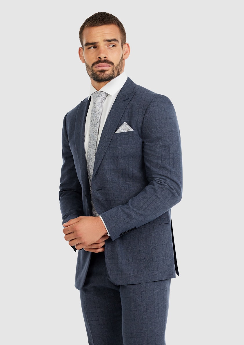Hasting Slim Check Suit Jacket