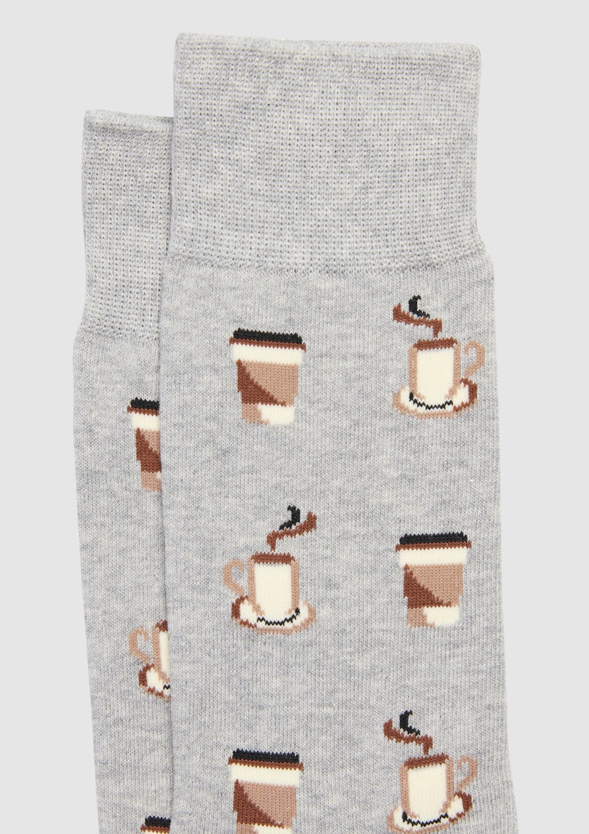 Light Grey Coffee Sock