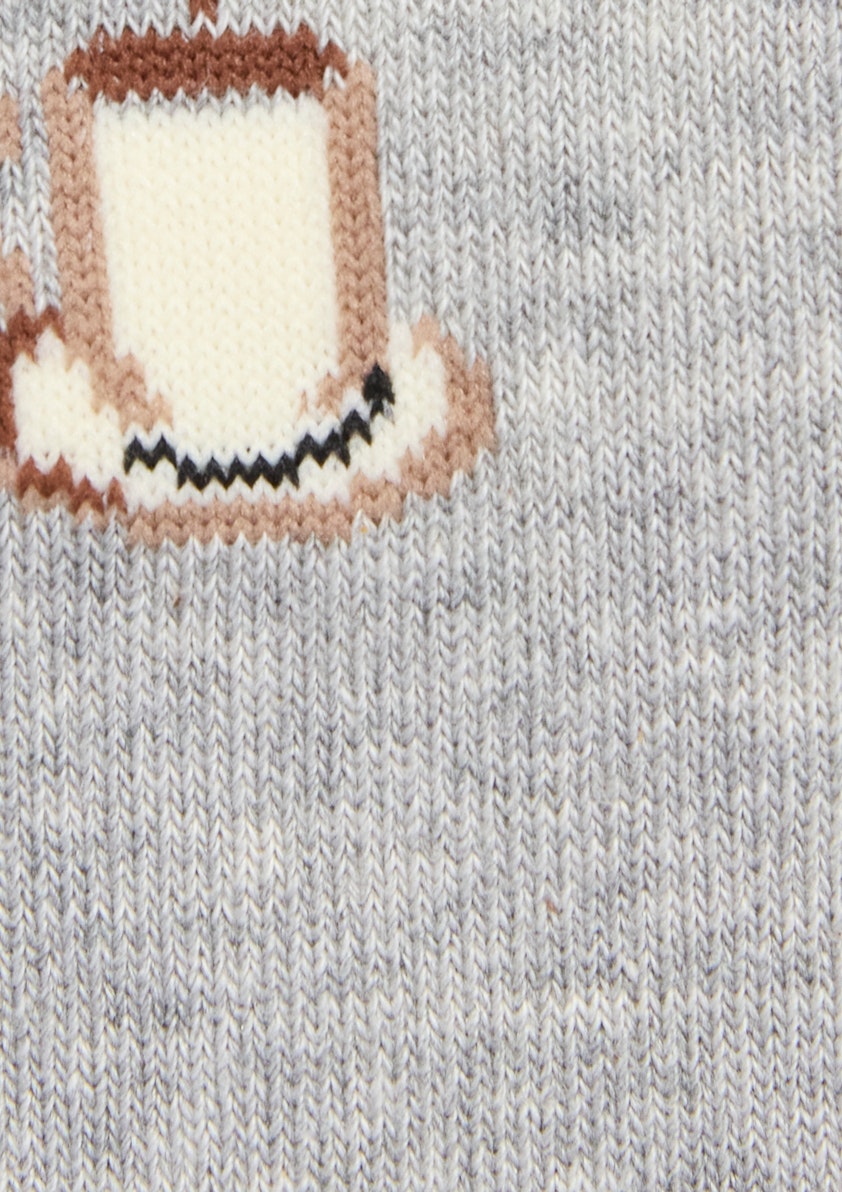 Light Grey Coffee Sock