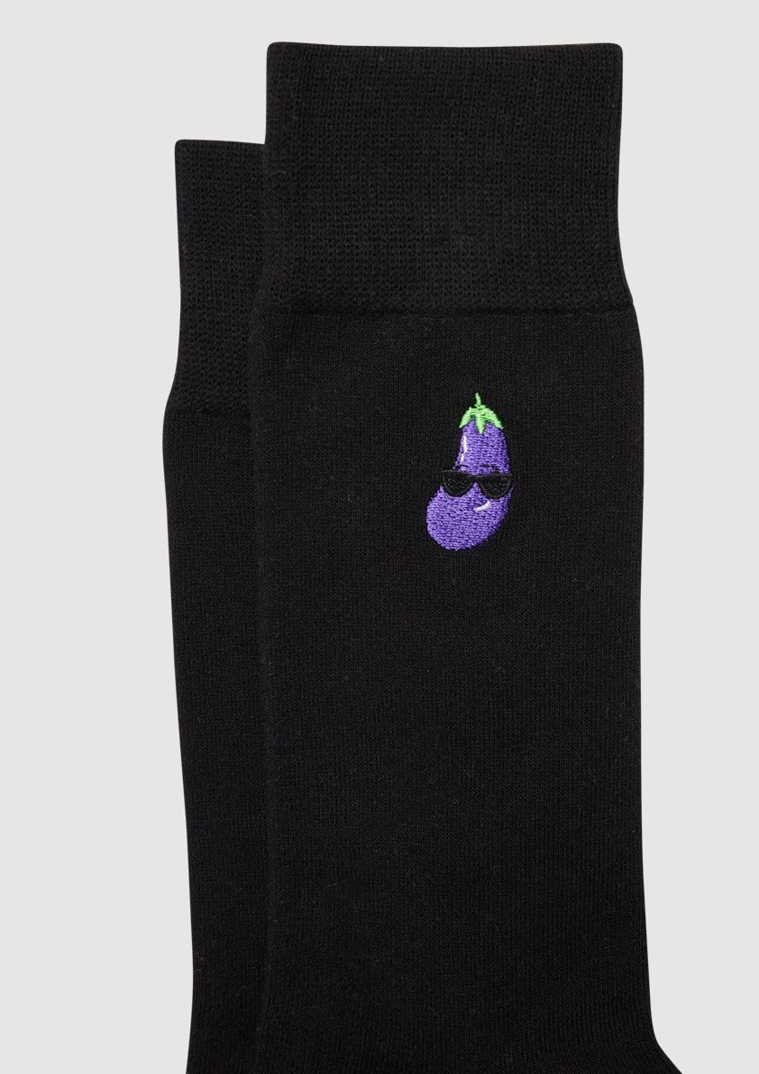 Eggplant Sock