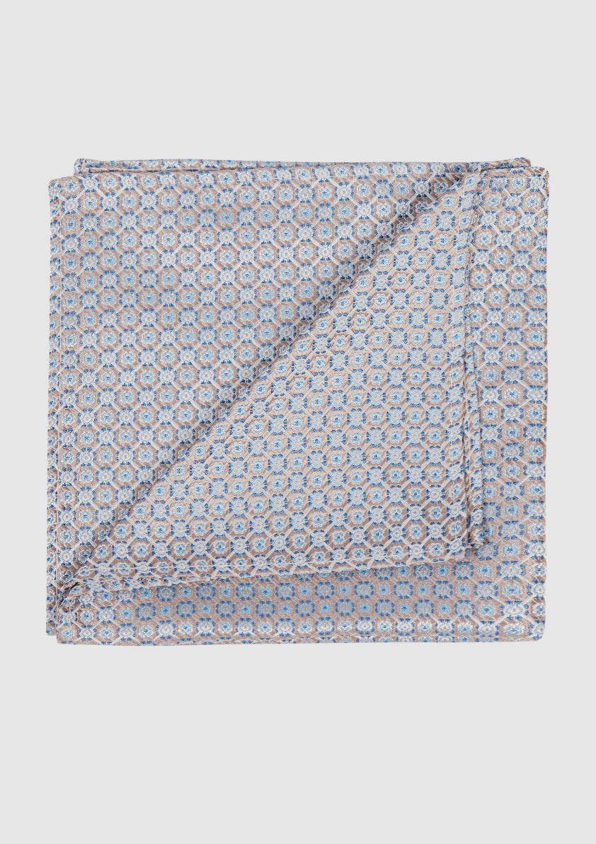 Gene Geo Silk Pocket Square